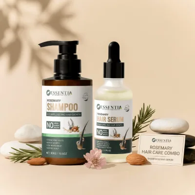 Rosemary Anti-Hair Loss & Hair Growth Combo – Sulfate free Shampoo 300g + Serum 50ml