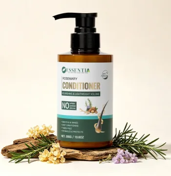 Rosemary Conditioner – Nourishing & Lightweight Volume, Detangling, Frizz Control & Hair Repair (300g)